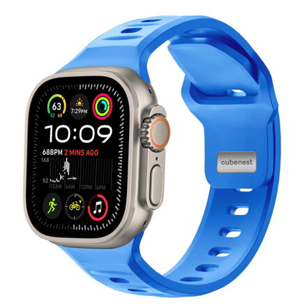 Curea Premium pentru Apple Watch Sport Albastru
