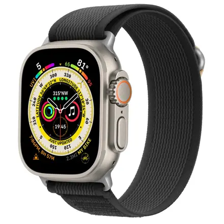 Curea pentru Apple Watch Trail Loop Negru/Bej