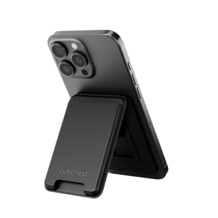 Cubenest Premium Magnetic Wallet and Holder WT01S negru