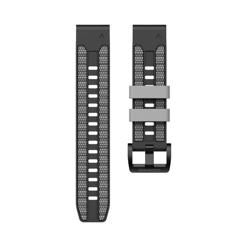 Curea Premium pentru Apple Watch Sport Negru/Portocaliu