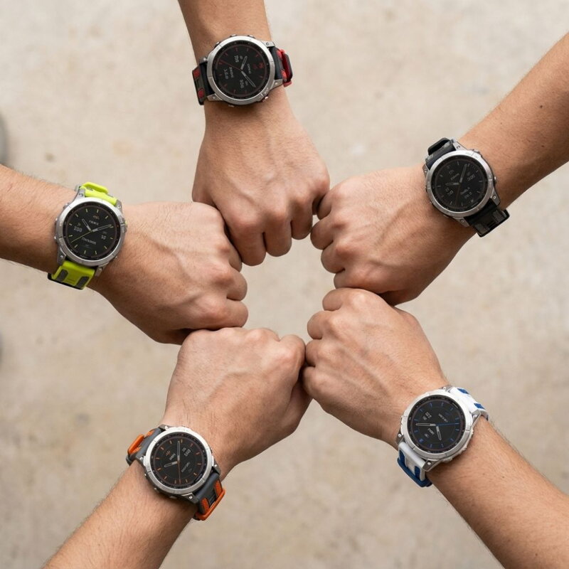 Curea Premium pentru Apple Watch Sport Negru/Portocaliu