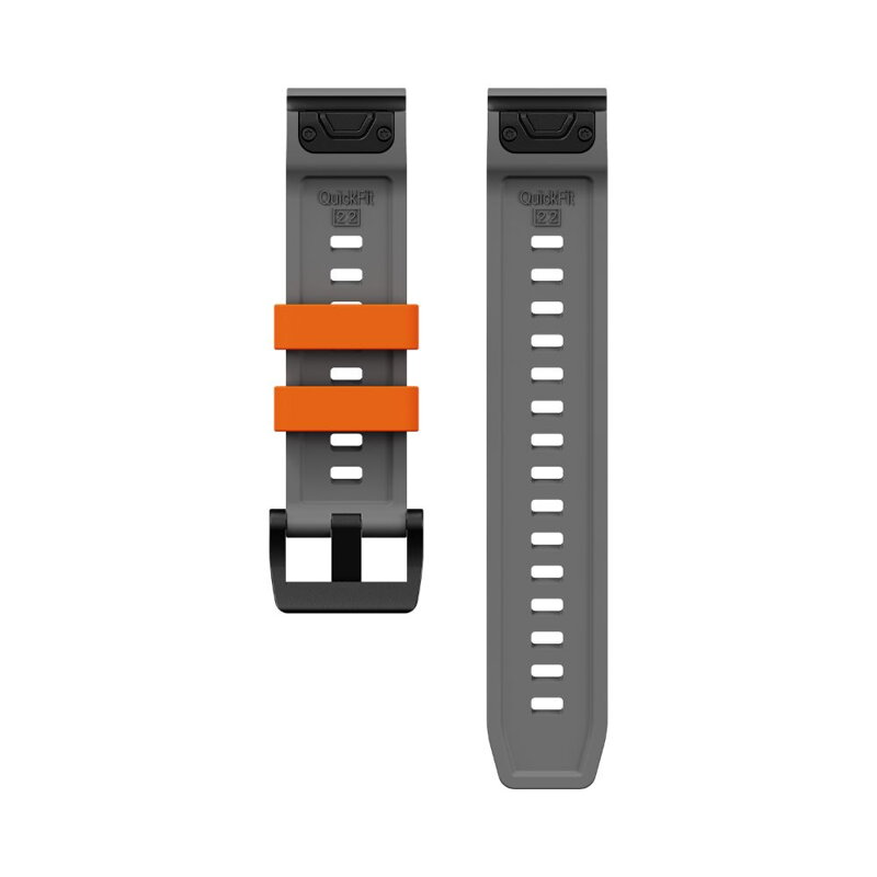 Curea Premium pentru Apple Watch Sport Negru/Portocaliu