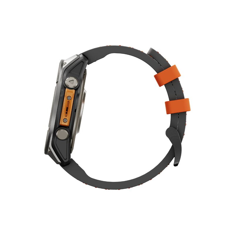 Curea Premium pentru Apple Watch Sport Negru/Portocaliu