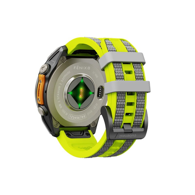 Curea Premium pentru Apple Watch Sport Negru/Portocaliu