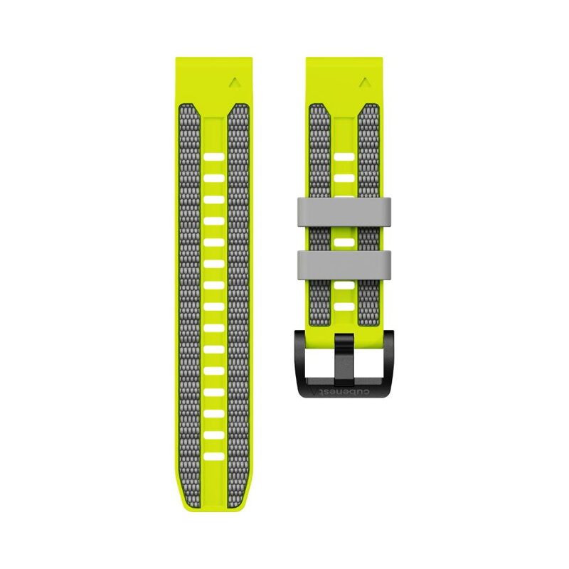 Curea Premium pentru Apple Watch Sport Negru/Portocaliu