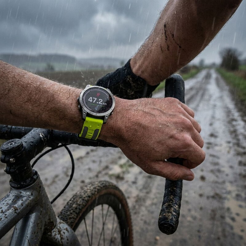 Curea Premium pentru Apple Watch Sport Negru/Portocaliu