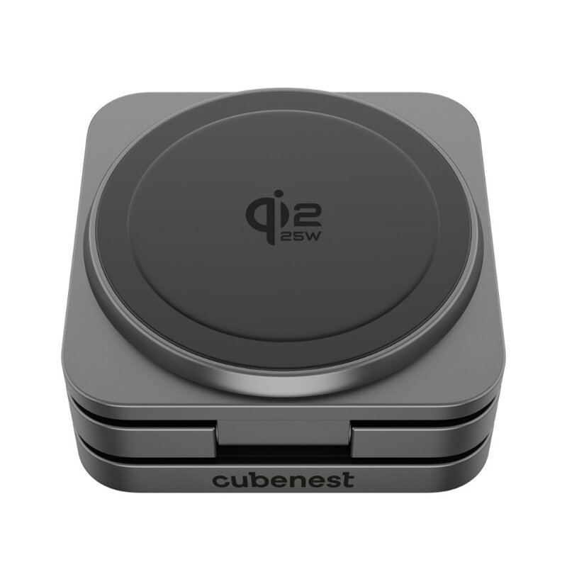 Cubenest Qi2.2 Încărcător pliabil magnetic wireless 3 în 1 SQS312 Pro Samsung Watch