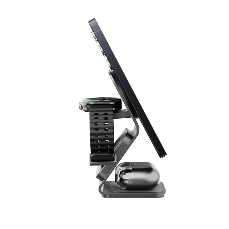 Cubenest Qi2.2 Încărcător magnetic wireless 3 în 1 SQS314 Pro Samsung Watch