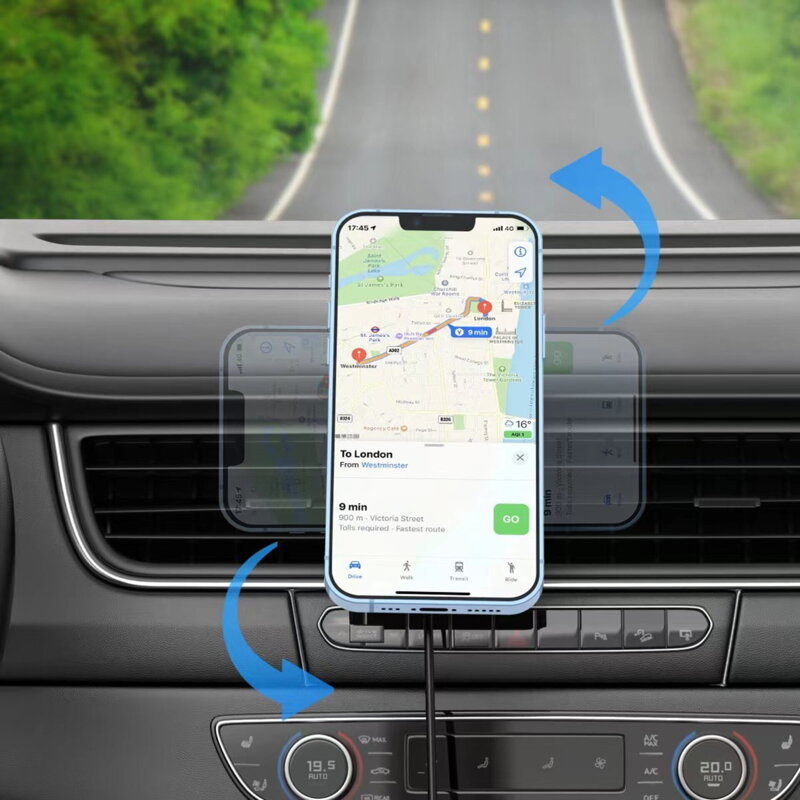 Cubenest Qi2 Încărcător auto magnetic wireless SQ1C0