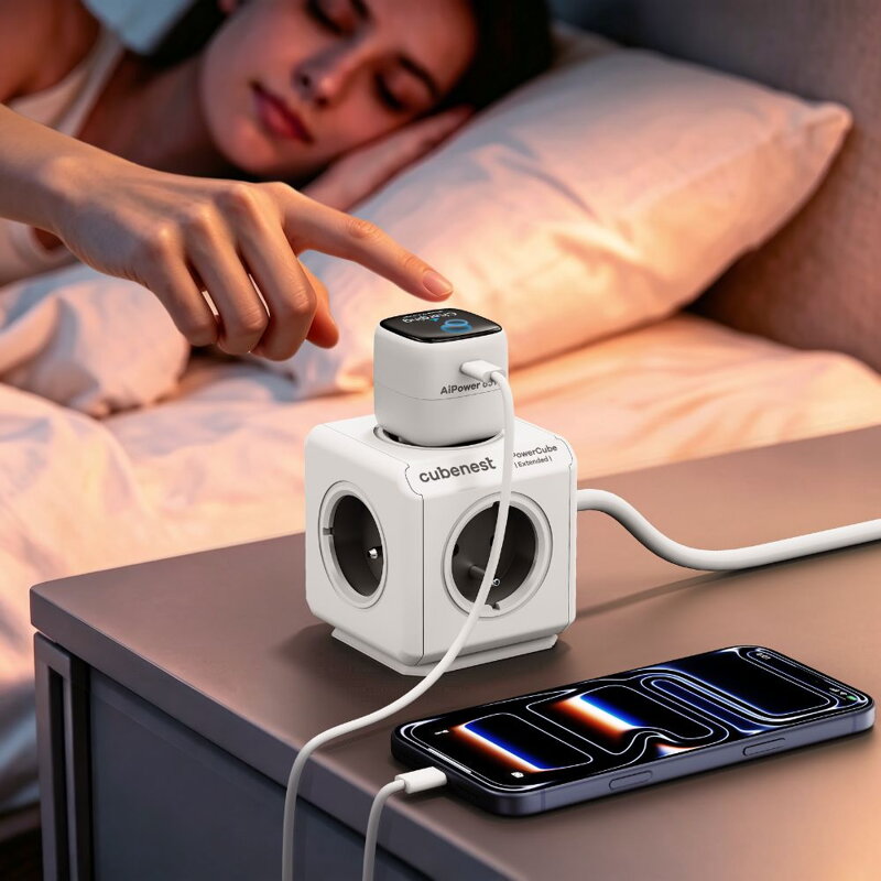 Cubenest AI PD GaN Nano Încărcător USB-C 65W A1D65