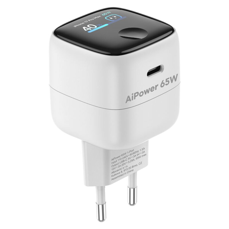 Cubenest AI PD GaN Nano Încărcător USB-C 65W A1D65