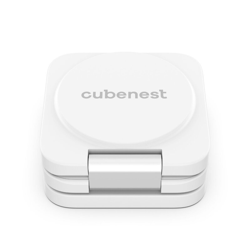 Cubenest Încărcător pliabil magnetic wireless 3 în 1 E310 alb