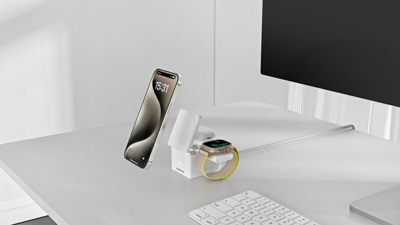 Cubenest Încărcător magnetic wireless 3 în 1 E311