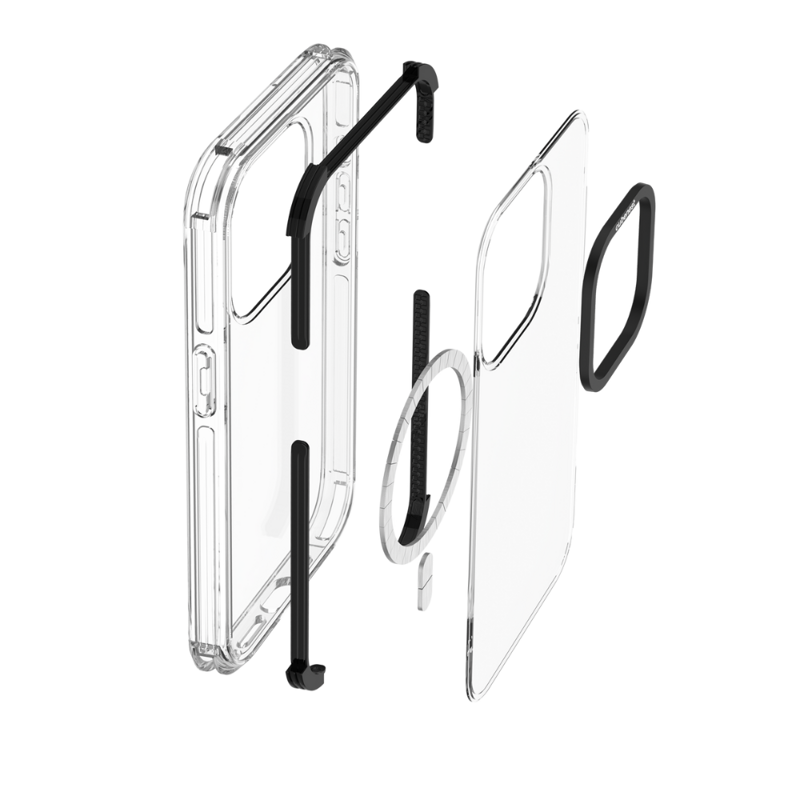 Cubenest Husă pentru iPhone 15 Pro MagPro Strong Guard negru