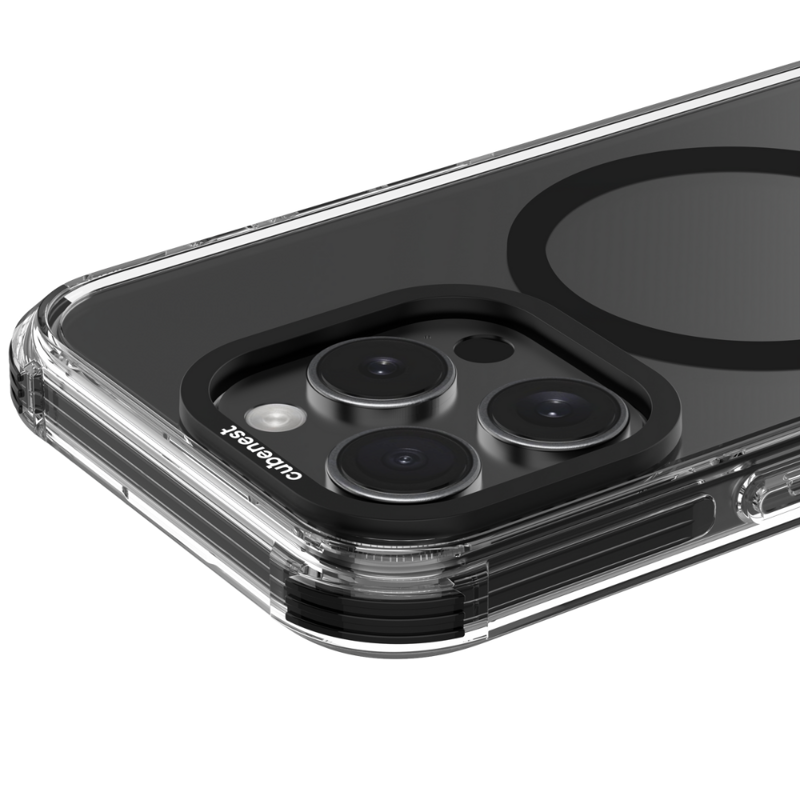 Cubenest Husă pentru iPhone 15 Pro MagPro Strong Guard negru