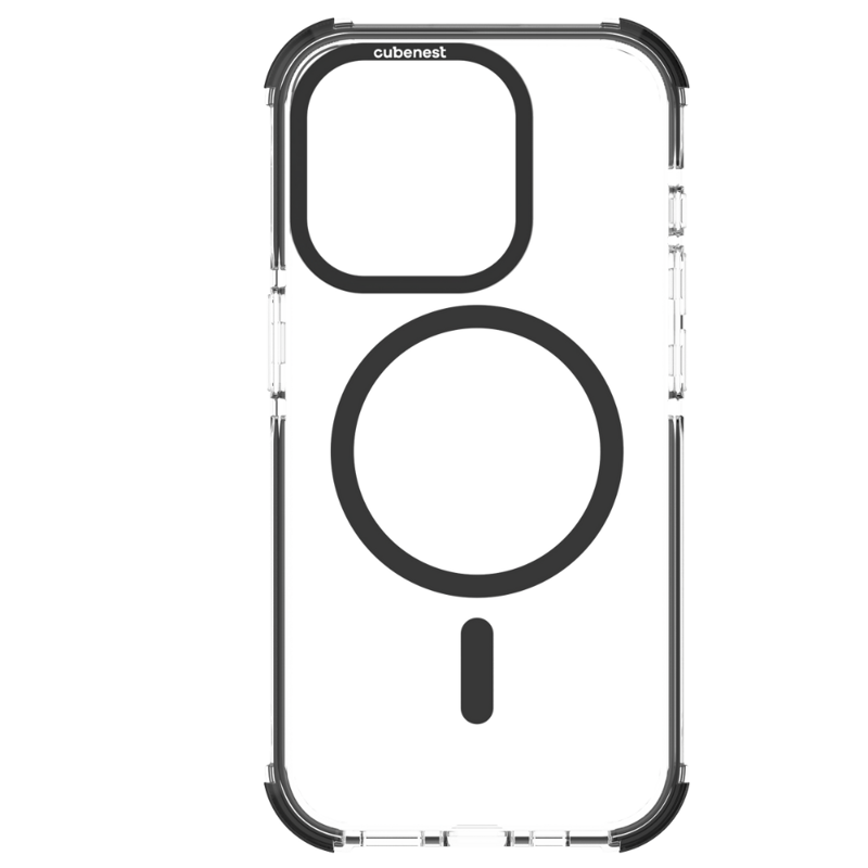 Cubenest Husă pentru iPhone 15 Pro MagPro Strong Guard negru