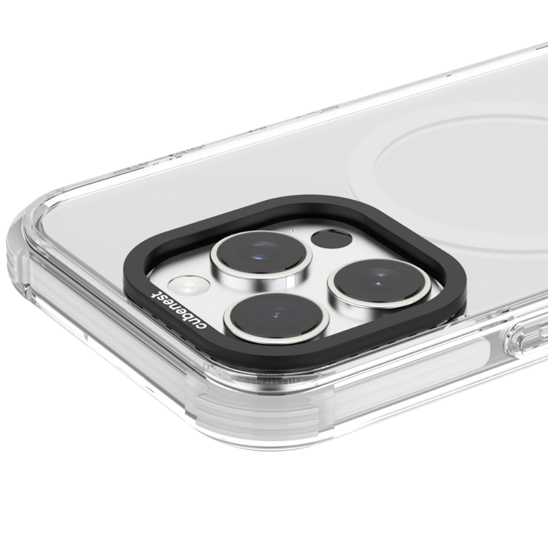Cubenest Husă pentru iPhone 15 Pro MagPro Strong Guard alb