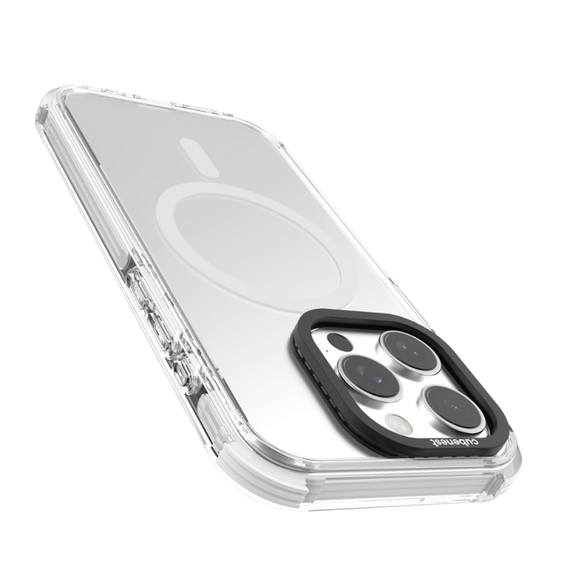 Cubenest Husă pentru iPhone 15 Pro MagPro Strong Guard alb