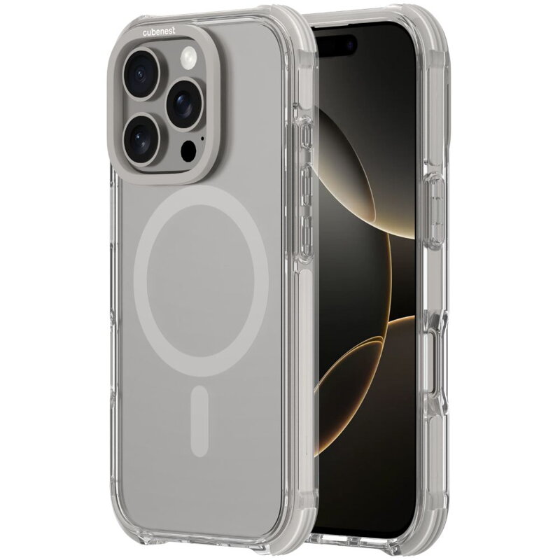 Cubenest Husă pentru iPhone 16 Pro MagPro Strong Guard titan
