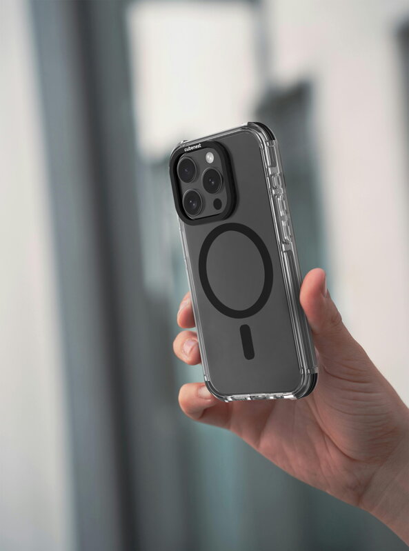 Cubenest Husă pentru iPhone 15 Pro MagPro Strong Guard negru