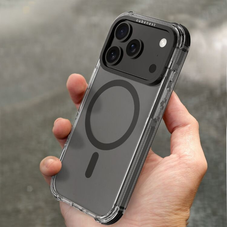 Cubenest MagSafe Husă pentru iPhone 17 Pro negru