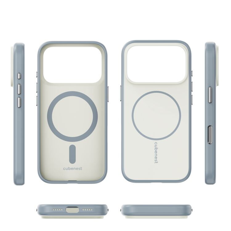Cubenest MagSafe Husă pentru iPhone 17 Pro bej mat