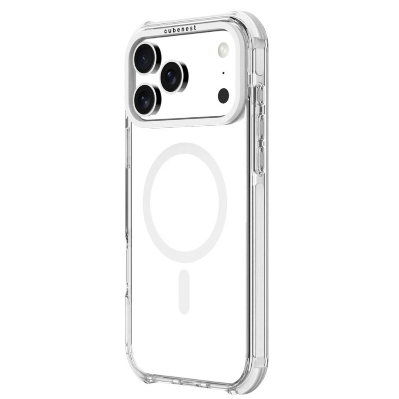 Cubenest MagSafe Husă pentru iPhone 17 Pro Max alb