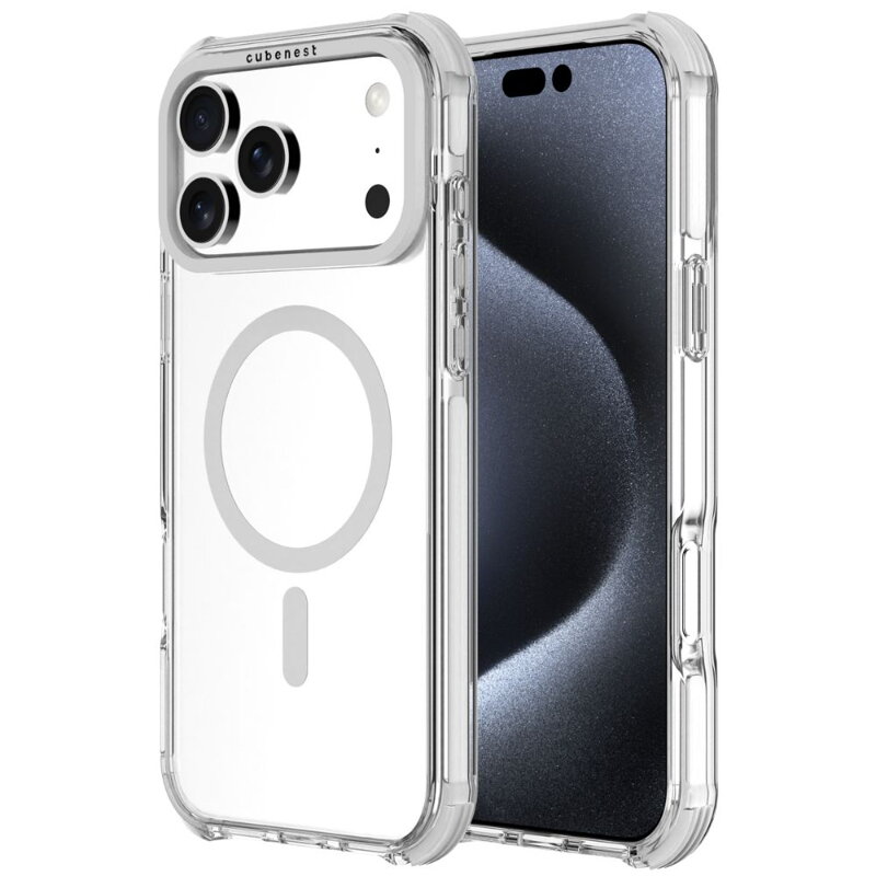 Cubenest MagSafe Husă pentru iPhone 17 Pro Max alb