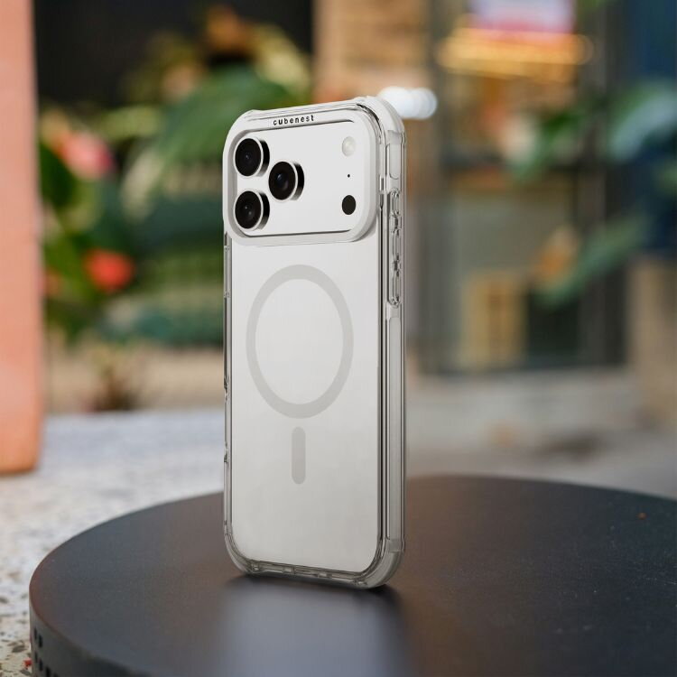 Cubenest MagSafe Husă pentru iPhone 17 Pro Max alb
