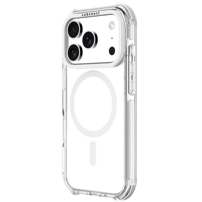 Cubenest MagSafe Husă pentru iPhone 17 Pro alb