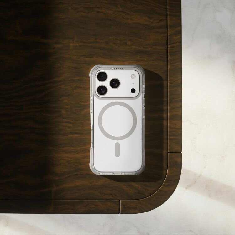 Cubenest MagSafe Husă pentru iPhone 17 Pro alb