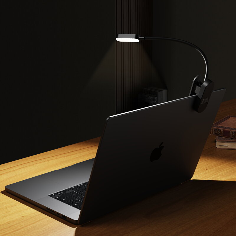 Cubenest Lampă LED cu clip LTW02 negru