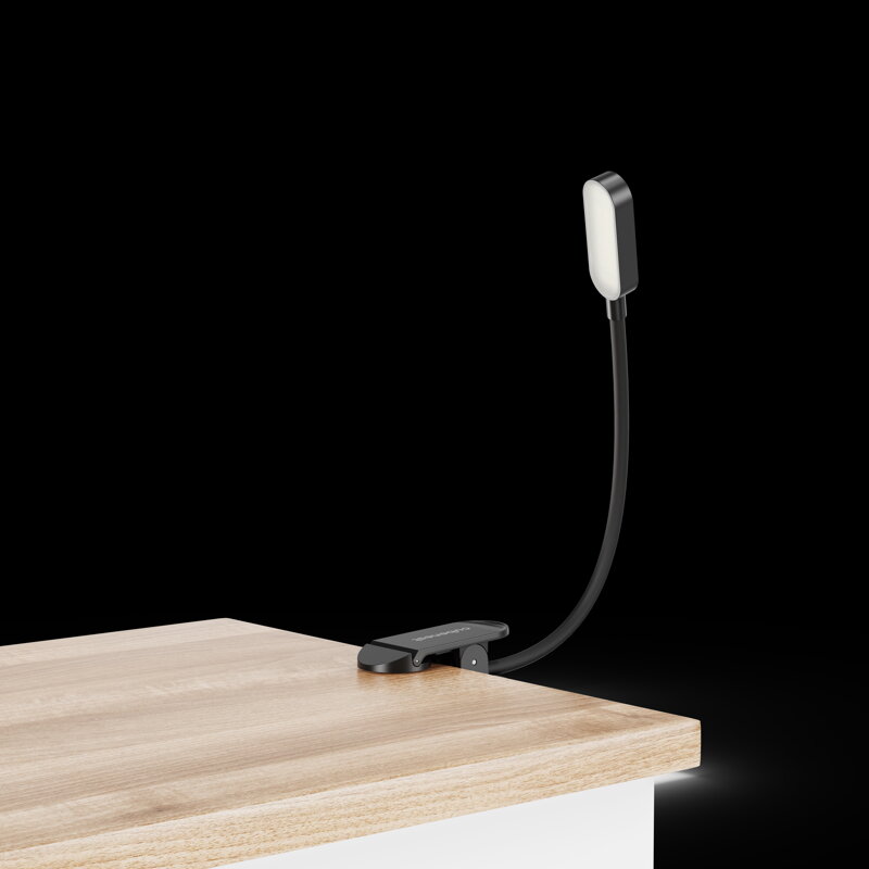Cubenest Lampă LED cu clip LTW02 negru