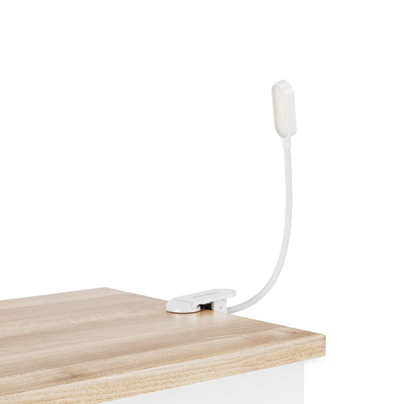 Cubenest Lampă LED cu clip LTW02 alb