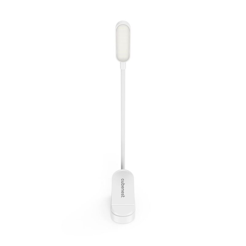 Cubenest Lampă LED cu clip LTW02 alb