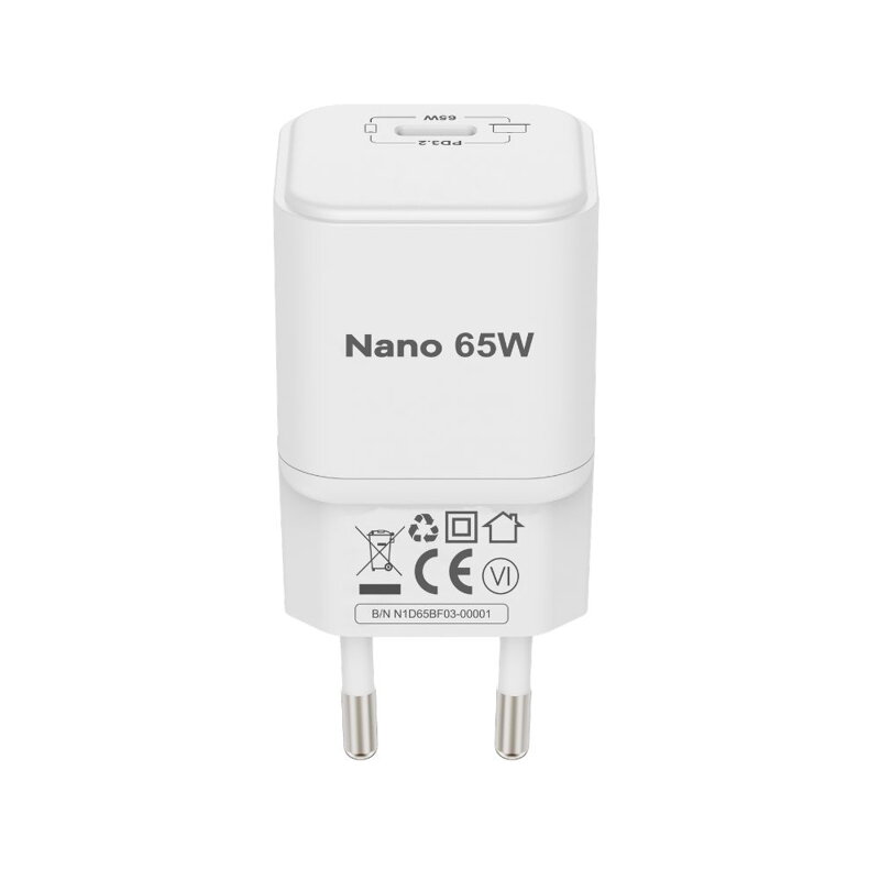 Cubenest PD GaN Nano Încărcător USB-C 65W N1D65