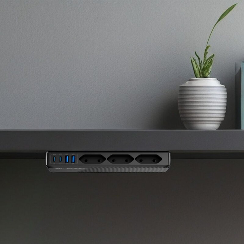 Cubenest PD GaN PowerStrip SlimLine 7 în1 Extended USB 70W