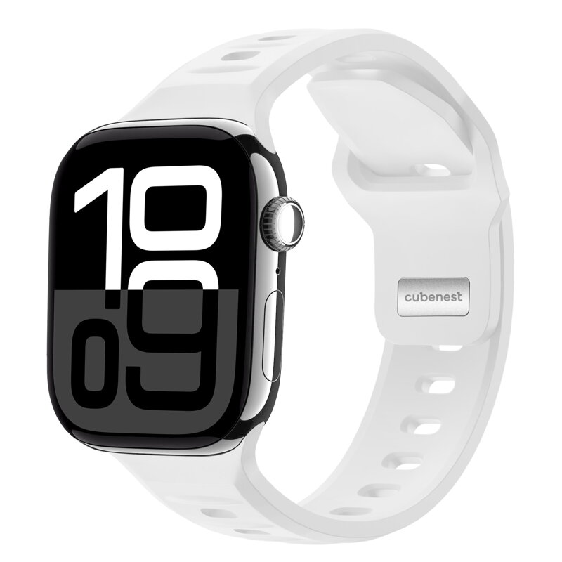 Curea Premium pentru Apple Watch Sport Alb