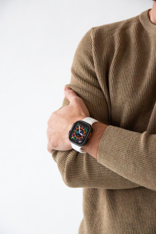 Curea Premium pentru Apple Watch Sport Alb