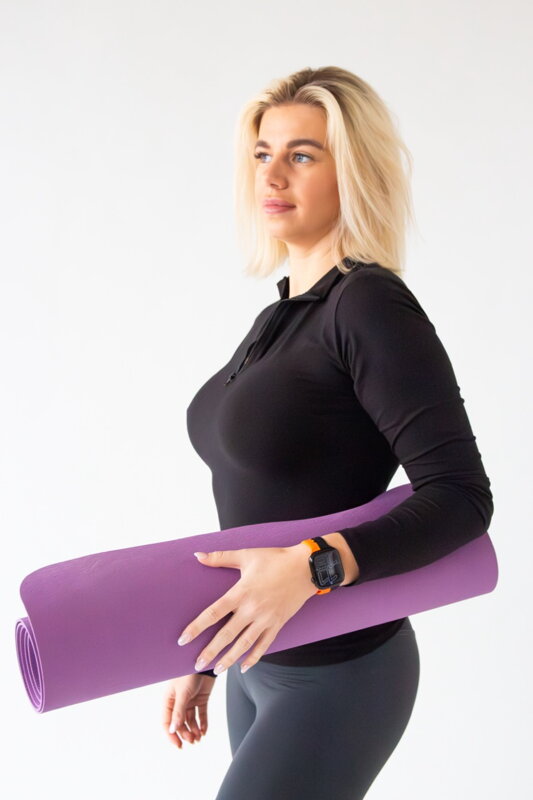 Curea Premium pentru Apple Watch Sport Negru/Portocaliu