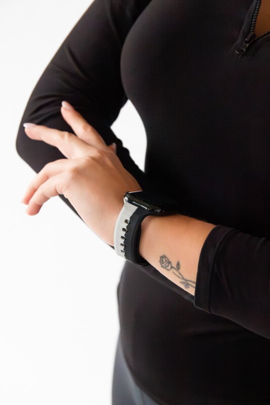 Curea Premium pentru Apple Watch Sport Negru/