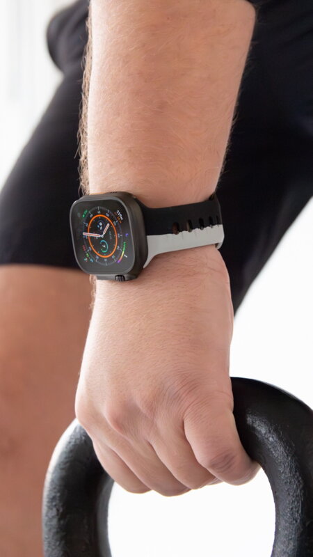 Curea Premium pentru Apple Watch Sport Negru/