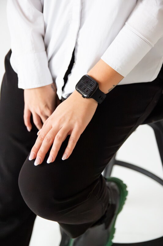Curea Premium pentru Apple Watch Sport Negru