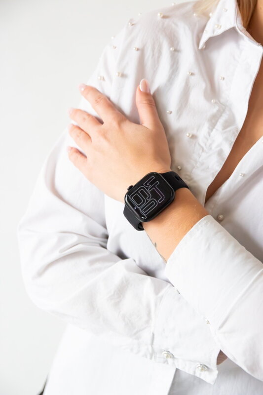 Curea Premium pentru Apple Watch Sport Negru