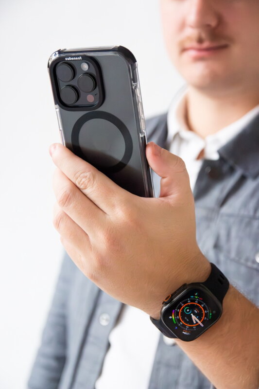 Curea Premium pentru Apple Watch Sport Negru