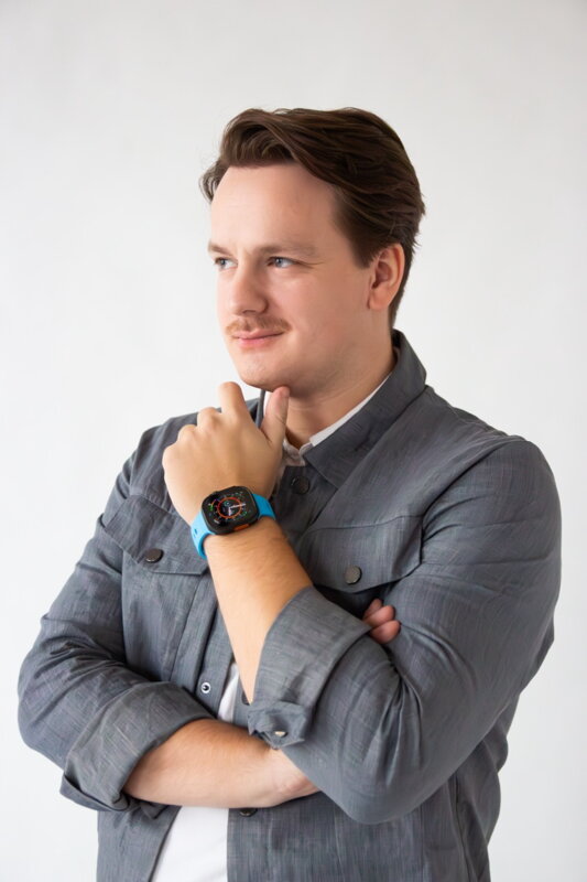 Curea Premium pentru Apple Watch Sport Albastru