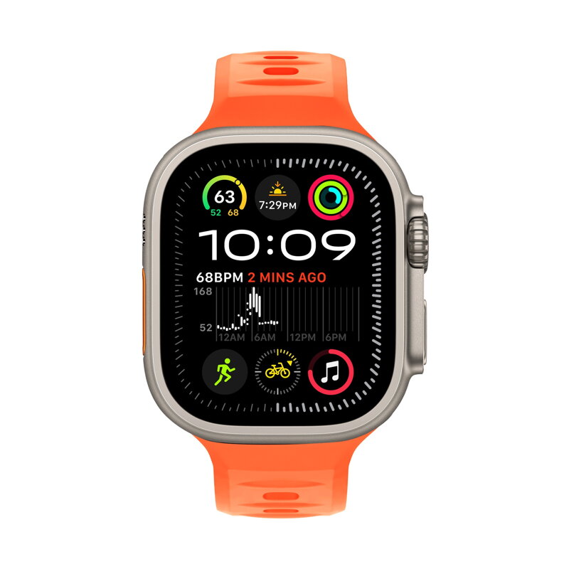 Curea Premium pentru Apple Watch Sport Portocaliu