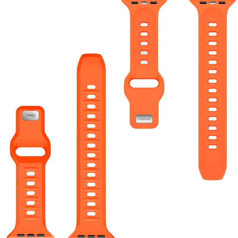Curea Premium pentru Apple Watch Sport Portocaliu
