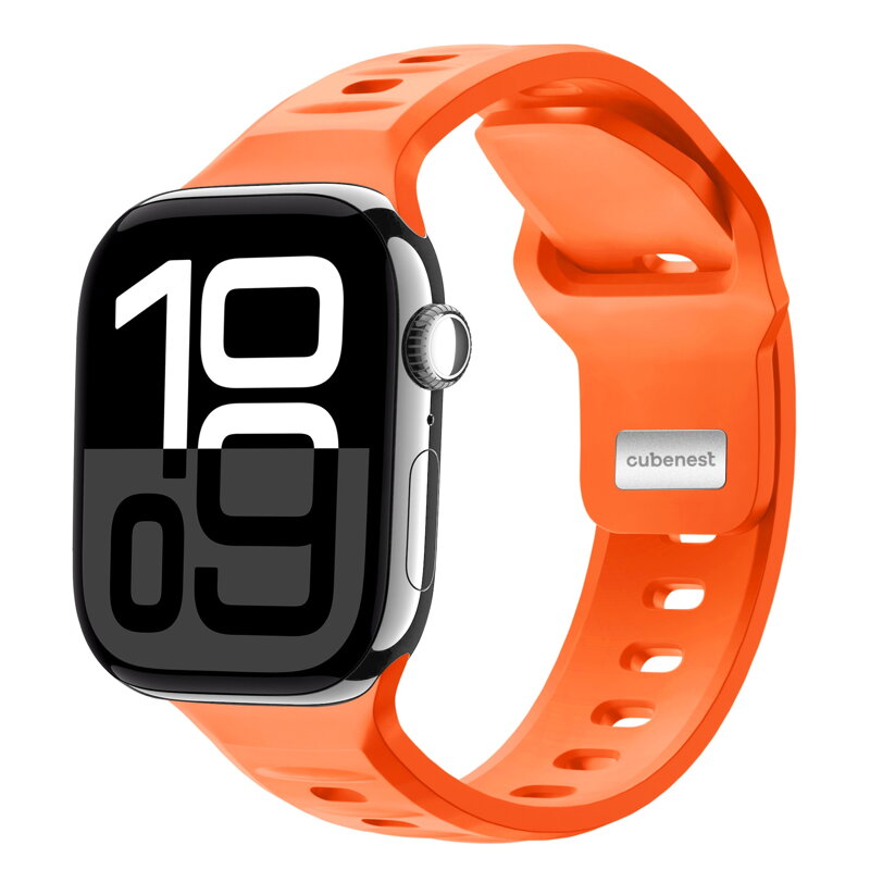 Curea Premium pentru Apple Watch Sport Portocaliu