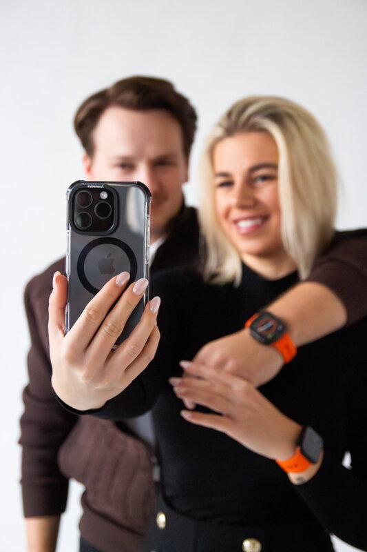 Curea Premium pentru Apple Watch Sport Portocaliu
